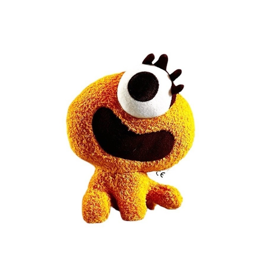 Starbucks Coffee Plush Halloween Pals - Orange/Brown One Eyed Monster 5"